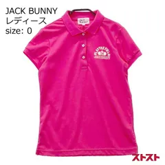 JACK BUNNY ジャックバニー 半袖ポロシャツ ピンク系 0 [240101139798]#