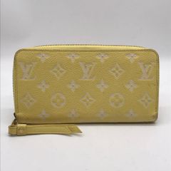 LOUIS VUITTON ラウンドファスナー長財布 アンプラント イエロー
