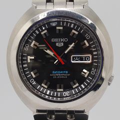 デッドストック級 稼働 良品 セイコー 5スポーツ 7S36-0030 ブラック文字盤 AT/自動巻 メンズ腕時計 0067100 6BJT ABC16175 KTU