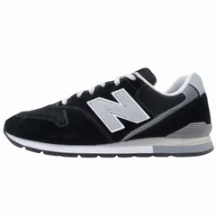 美品 ニューバランス NEW BALANCE CM996BK2 スニーカー シューズ スエード×メッシュ 靴 26.5D 黒 ブラック/■Q75/メンズ