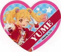【中古】シール・ステッカー 虹野ゆめ ハートステッカー 「Dream Collaboration Festival ドリコラFes. アイカツ!シリーズ＆プリティーシリーズ」