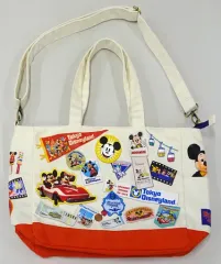 【中古】バッグ ロゴ(ファンダブル・ディズニー) デザイントートバッグ 「東京ディズニーリゾート40周年 “ドリームゴーラウンド”」 東京ディズニーリゾート限定