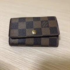 ★LOUIS VUITTON ルイヴィトン LV  ダニエ エベヌ キーケース ブラウン TH0918