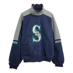 シアトル・マリナーズ ジャケット M MLB シアトルマリナーズ ナイロンジャケット ネイビー L 2232 - メルカリ