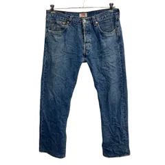 Levi's 501 デニムパンツ W34 ブルー リーバイス ボタンフライ アメカジ ジーンズ デニム コットン 2510-370