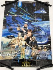 希少】スターウォーズ/ジェダイの復讐 B2 ポスター 昭和レトロ 当時物