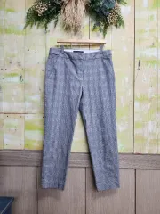 ヘリンボーンチェックスパンデックススラックス