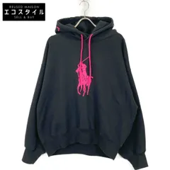 Ralph Lauren Pink Pony LOVEパーカー ネイビー 激レアpink pony♡ラルフローレン ピンクポニー刺繍パーカー