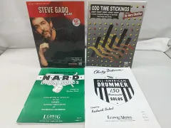 【まとめ売り・バラ売り不可】ドラム教則本 計4冊セット 2506-Sat-27