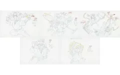 【中古】ポストカード B.四年生頂上決戦!後編の段 ポストカードセット5枚入り 「忍たま乱太郎原画展 ～アニメ放送30年ありがとうの段～」