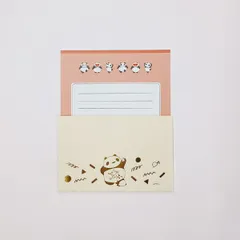 パンダコパンダ 金箔レターセット (らくがき) 文具 日本製のサムネイル