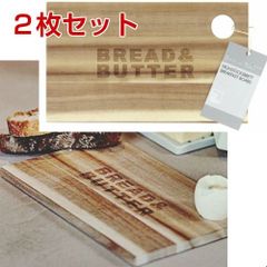 セール★木製　モーニングプレート　２枚セット　ゆで卵置き　英字　カフェ風　まな板
