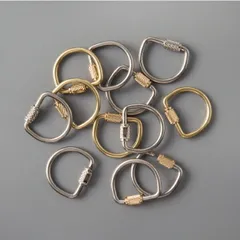 【新品】【1点販売】CANDY DESIGN&WORKS[キャンディデザイン&ワークス] LYMAN Screw Lock Key Ring [スクリューロックキーリング キーホルダー 3個セット ネジ型留め具]