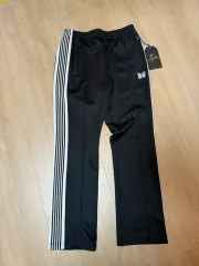 2025年最新】ニードルス トラックパンツ ブラック ホワイトの人気