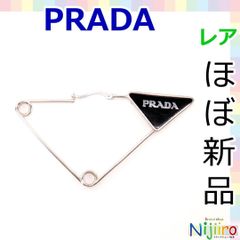 【極美品】プラダ シルバー925 トライアングル ピアス　1576