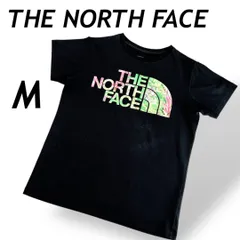 THE NORTH FACE  ザ・ノース・フェイス レディースTシャツ M 半袖カットソー カラフル プリントロゴ N TW 3652 A アウトドア ゴールドウイン ブラック系 (F01)★