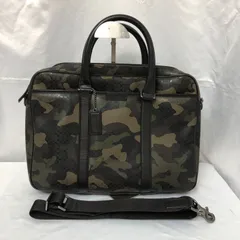 未使用⭐️希少 コーチ ブリーフケース カモフラ 3WAY 迷彩 レザー A4 未使用⭐️希少 コーチ ブリーフケース カモフラ 3WAY 迷彩