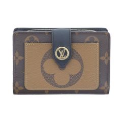 【中古】 LOUIS VUITTON （ルイヴィトン） ﾎﾟﾙﾄﾌｫｲﾕ･ｼﾞｭﾘｴｯﾄ 財布 二つ折り財布(小銭入有) Monogram Reverse Brown M69432 used:B