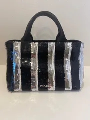 楽天市場】極美品 プラダ PRADA がま口 ハンドバッグ パーティ