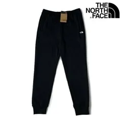 ノースフェイス ジョガーパンツ US限定 ロゴ刺繍 黒 190110