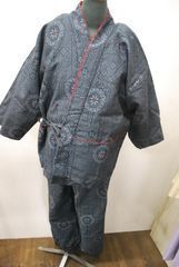 着物リメイク　作務衣