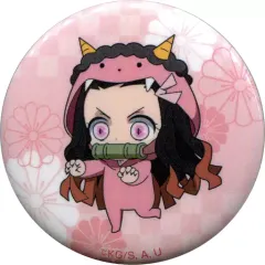 【中古】バッジ・ピンズ 竈門禰豆子(通常バージョン） 「えふぉるめ 鬼滅の刃 パジャキャラ缶バッジ第3弾」