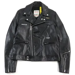 極美品○MONCLER GENIUS 7 fragment Lewis Leathers 2021年製