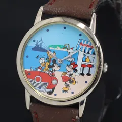 稼動 QZ 箱付 ディズニーストア 125/800 Y136-6C70 ミッキーマウス キャラクター文字盤 レディース腕時計 KRK 2000000 NSK