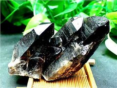 AAA級【魔除け】◆天然モリオン(黒水晶）クラスターB84C6/43C17D