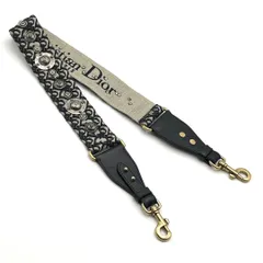【定価22万】ディオール　DIOR　ショルダー　ストラップ　エンブロイダリー