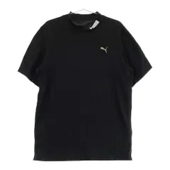 サイズ：XL PUMA GOLF プーマゴルフ  モックネック 半袖 Tシャツ  ブラック系 [240101367278]# ゴルフウェア メンズ ストスト