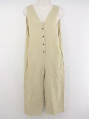 ◇ emi+ エミプラス Vネック オールインワン サイズL アイボリー系 レディース P  【中古】 【1211020000195】