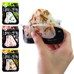 【新品※ショップ出品】【※ショップ出品】5年保存 携帯おにぎり 鮭 わかめ 五目おこわ 3種 24袋セット 備蓄 食料 食品 災害時 非常用 防災グッズ 保存食