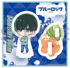 【中古】アクリルスタンド・アクリルパネル 04.糸師凛(サングラスver.) ミニキャライラスト アクリルスタンドプレート 「ブルーロック」