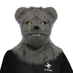 [TOMMYFIELD] 狼 被り物 ウルフ 動物 ハロウィン ドッキリ いたずらグッズ ドッキリグッズ (くま) [並行輸入品] [くま]