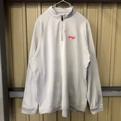 180 adidas ハーフジップ L グレー アディダス ジャージ トレーニングウェア スポーツ プルオーバー 刺繍ロゴ 古着卸 アメリカ仕入