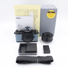 【張替えサービス終了品（チョークブルー）】、ショット数865回、元箱付き。★新品級★ Nikon ニコン Zfc 16-50 VR レンズキット ブラック