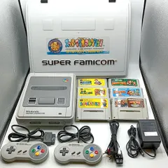 【中古動作品】任天堂 スーパーファミコン キャリーケース ゲーム6本付き 一式セット スーパーマリオ ドンキーコング
