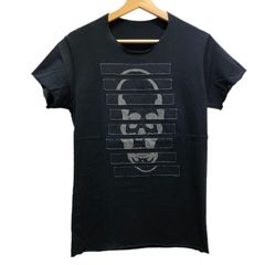 lucien pellat-finet ルシアンペラフィネ Striped Art Skull Crewneck T-Shirt Black ボーダー アート スカル クルーネック Tシャツ ブラック