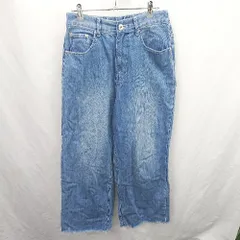 ◇ Θ antiqua アンティカ シンプル系 デニムジーンズ サイズM ブルー系 レディース メンズ E  【1507160029906】