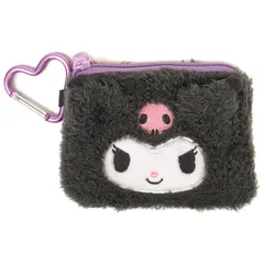 クロミ ミニポーチ アクセサリーポーチ フラットポーチ ボア シンプル おしゃれ かわいい サンリオ sanrio キャラクター