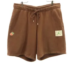 AIR JORDAN エアジョーダン スウェットショートパンツ L ブラウン NIKE ナイキ メンズ 古着