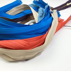オープンファスナー　ビスロン　金属　60㎝〜80㎝　25本セット