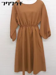 ◇ ◎ PUBLUX パブリュクス タグ付き 長袖 ロング ワンピース サイズF ブラウン系 レディース  【中古】 【1109170002520】のサムネイル