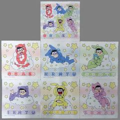 [중고]타월·수건(캐릭터) 집합 세리트 세트 제2탄 [오소마츠씨×JINS×BANDAI]