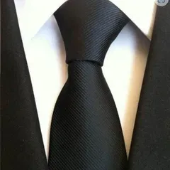 メンズネクタイ　ブラック色　黒色　ストライプ柄　結婚式　発表会　七五三　礼服ネクタイ　ネクタイ　パーティー イベント 卒業式 入学式 入社式 スーツ ワイシャツ 格安 小物