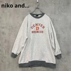 niko and... × NFL コラボ チュニック デンバーブロンコス ★ ◇■