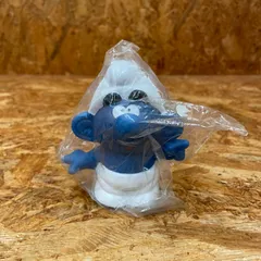 スマーフ ビンテージ 飾り 置物 貯金箱 陶器製 スマーフ ビンテージ 飾り 置物 貯金箱 陶器製 スマーフ