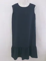 ◇ ◎ natural couture ナチュラルクチュール ノースリーブ 膝下丈 ワンピース サイズF ネイビー レディース P  【1212280005920】のサムネイル