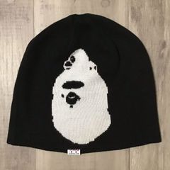 (゜∀゜)超希少☆エイプマイロガイコツアニマルビーニー( ＾∀＾) A BATHING APE - BAPE BABY MILO KNIT CAPの通販 by Power｜ア